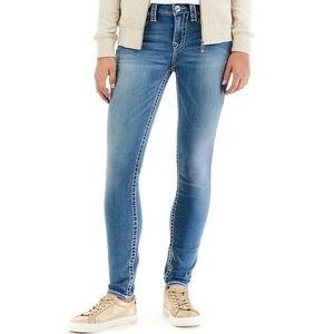 TRUE RELIGION WOMEN'S CURVY SKINNY FIT BIG T JEAN